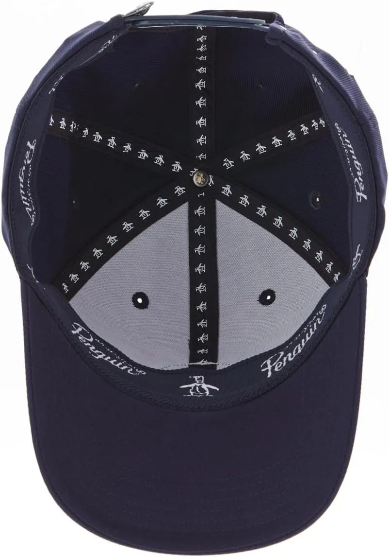 Original Penguin Golf Club Logo Patch Adjustable Snapback Hat