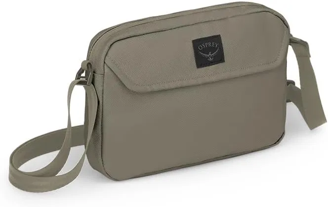Osprey Aoede 2L Commuter Crossbody Bag, Tan Concrete