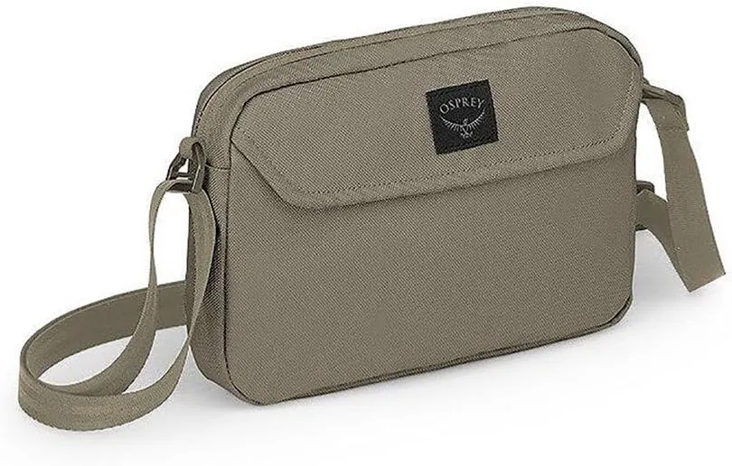 Osprey Aoede 2L Commuter Crossbody Bag, Tan Concrete
