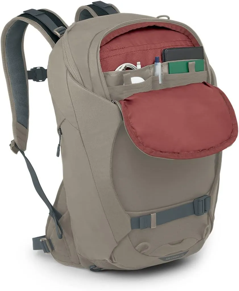 Osprey Metron 24L Commuter Laptop Backpack, Tan Concrete