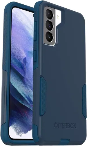 OtterBox Commuter Series Case for Galaxy S21 5G (ONLY - Does NOT FIT Plus or Ultra) - Bespoke Way (Blazer Blue/Stormy SEAS Blue)