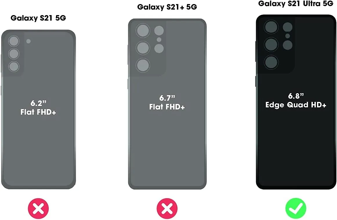 OtterBox Commuter Series Case for Galaxy S21 Ultra 5G (ONLY - Does NOT FIT Non-Plus or Plus Sizes) - Black