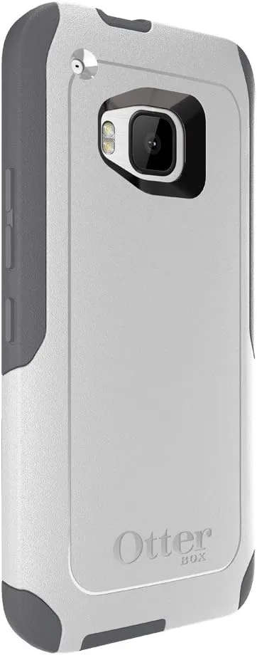 OTTERBOX Commuter Series Case for HTC One M9 - Retail Packaging - Glacier (White/Gunmetal Grey)