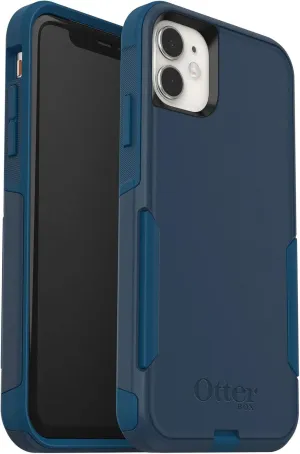 OtterBox Commuter Series Case for iPhone 11 (Only) - Non-Retail Packaging - Bespoke Way (Blazer Blue/Stormy Seas Blue)