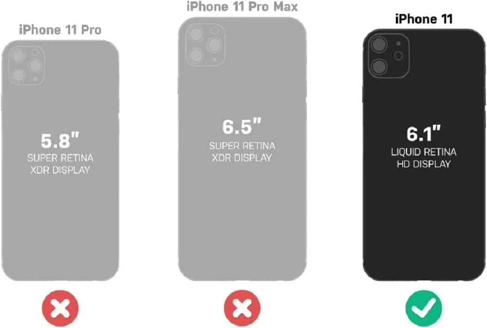 OtterBox Commuter Series Case for iPhone 11 (Only) - Non-Retail Packaging - Bespoke Way (Blazer Blue/Stormy Seas Blue)