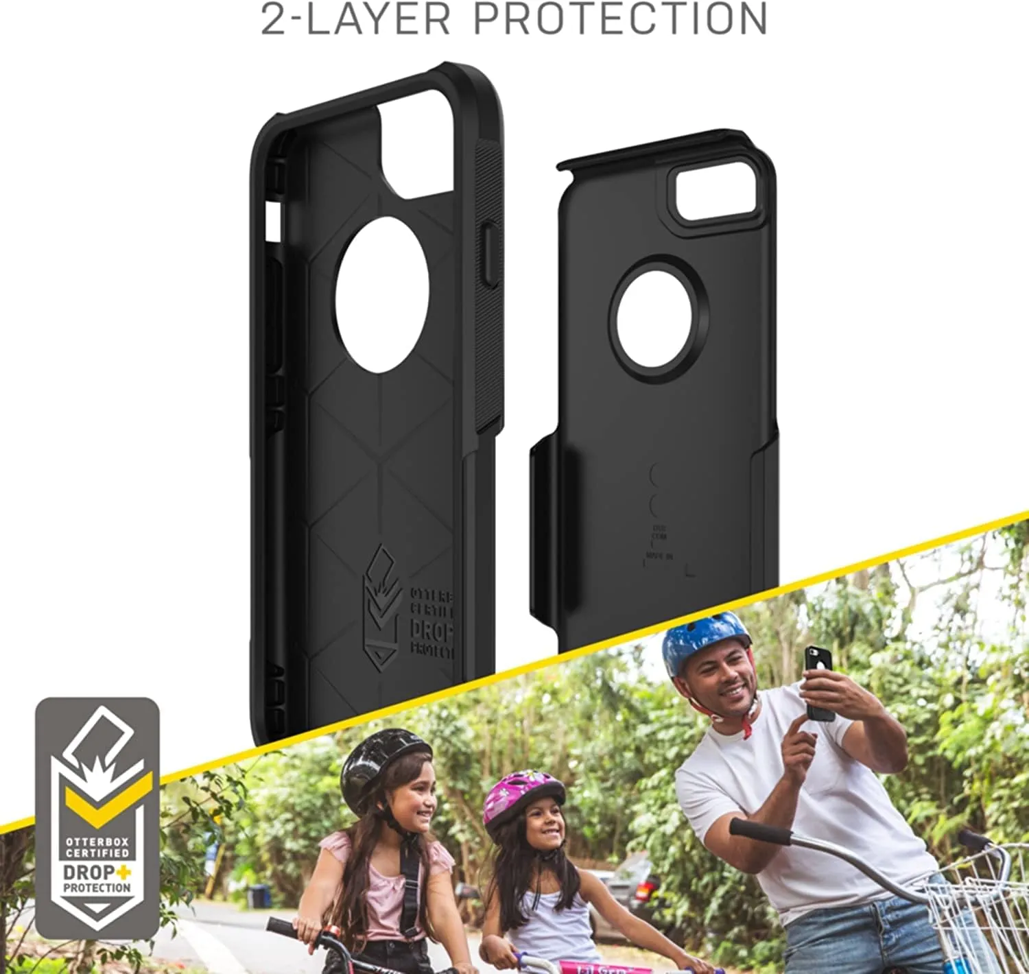 OtterBox Commuter Series Case for iPhone SE (3rd & 2nd gen) & iPhone 8/7 (Only) - Non-Retail Packaging - (Aqua Mint Way)