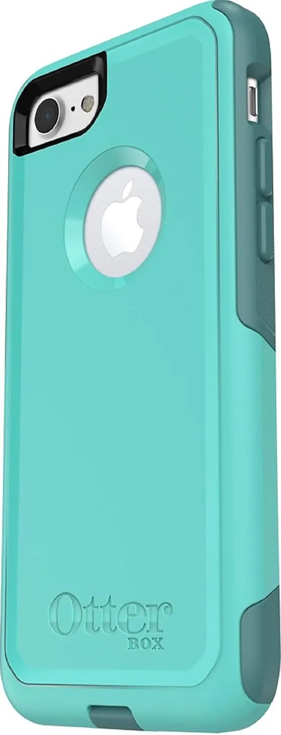 OtterBox Commuter Series Case for iPhone SE (3rd & 2nd gen) & iPhone 8/7 (Only) - Non-Retail Packaging - (Aqua Mint Way)