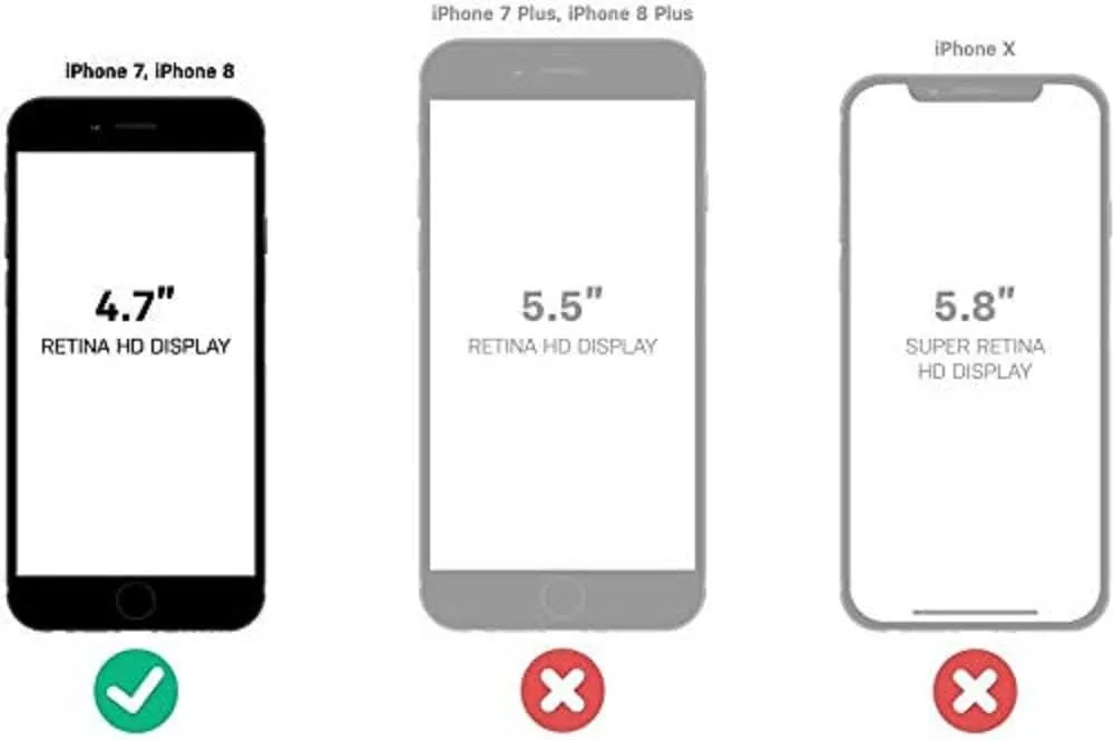 OtterBox Commuter Series Case for iPhone SE (3rd & 2nd gen) & iPhone 8/7 (Only) - Non-Retail Packaging - (Bespoke Way)