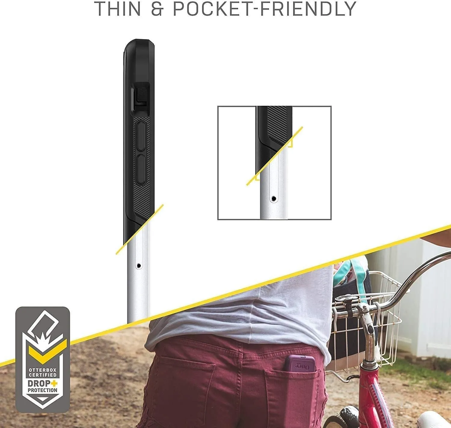 OtterBox Commuter Series Case for iPhone SE (3rd & 2nd gen) & iPhone 8/7 (Only) - Non-Retail Packaging - (Bespoke Way)