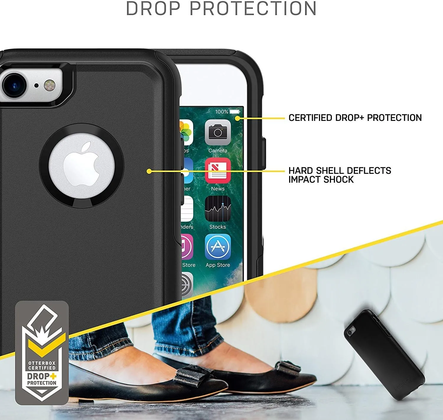 OtterBox Commuter Series Case for iPhone SE 3rd Gen (2022), iPhone SE 2nd Gen (2020), iPhone 8/7 (NOT Plus) Non-Retail Packaging - Indigo Way