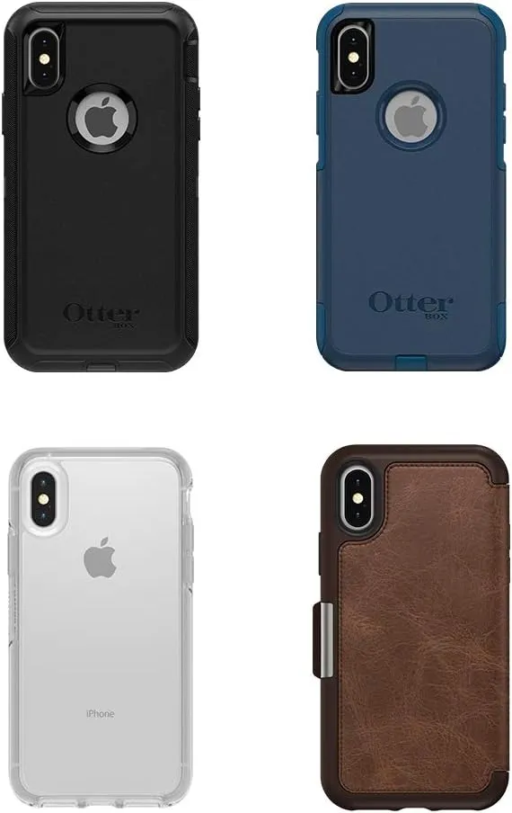 OtterBox COMMUTER SERIES Case for iPhone XR - Frustration Free Packaging - BESPOKE WAY (BLAZER BLUE/STORMY SEAS BLUE)