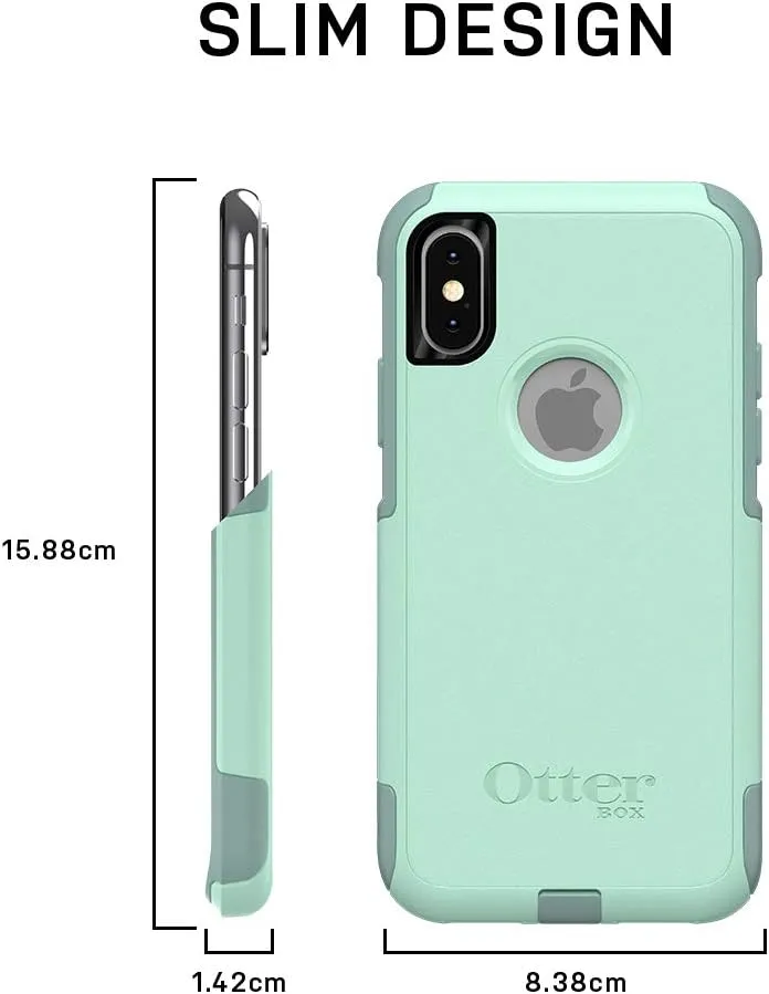 OtterBox COMMUTER SERIES Case for iPhone XR - Frustration Free Packaging - BESPOKE WAY (BLAZER BLUE/STORMY SEAS BLUE)