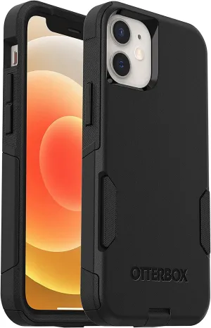 OtterBox Commuter Series Case, On-The-Go Protection for Apple iPhone 12 Mini - Black - Non-Retail Packaging