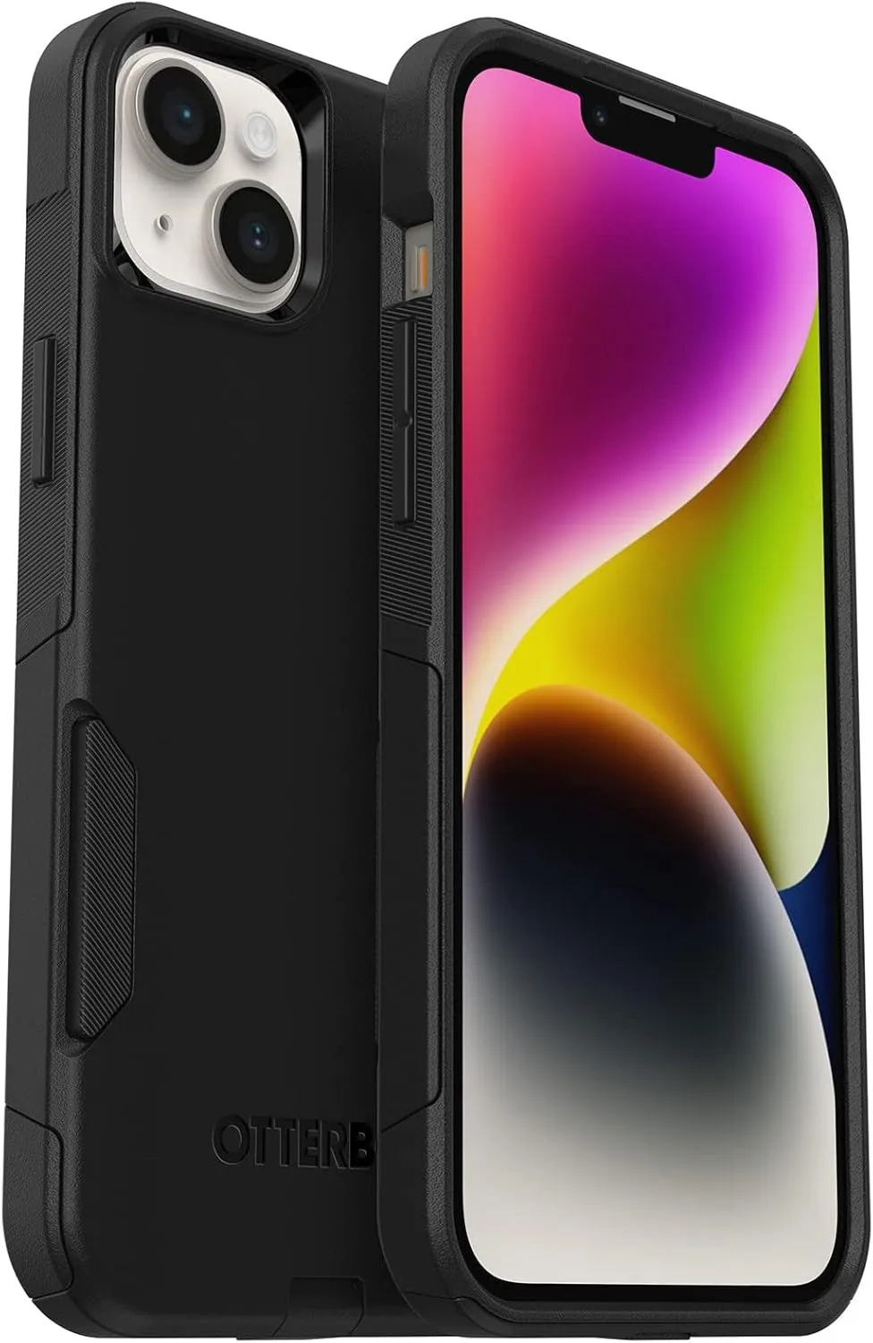 OtterBox Commuter Slim Case Compatible with iPhone 14 Plus (NOT 14/Pro/Pro Max) Dual-Layer Defense - Non-Retail Packaging - Black