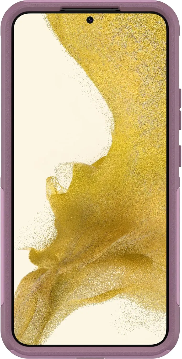 OtterBox Galaxy S22  Commuter Series Case - Maven Way, Slim & Tough, Pocket-Friendly, with Port Protection Pink