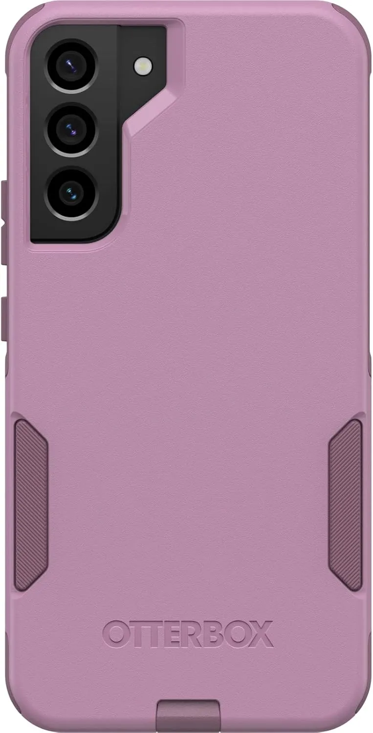 OtterBox Galaxy S22  Commuter Series Case - Maven Way, Slim & Tough, Pocket-Friendly, with Port Protection Pink