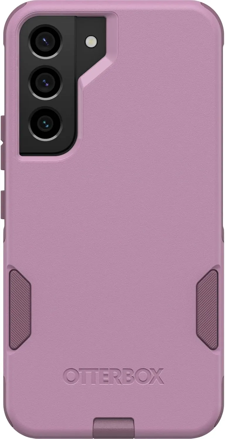 OtterBox Galaxy S22 Commuter Series Case - Maven Way, Slim & Tough, Pocket-Friendly, with Port Protection Pink