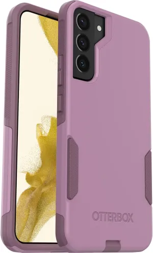 OtterBox Galaxy S22  Commuter Series Case - Maven Way, Slim & Tough, Pocket-Friendly, with Port Protection Pink