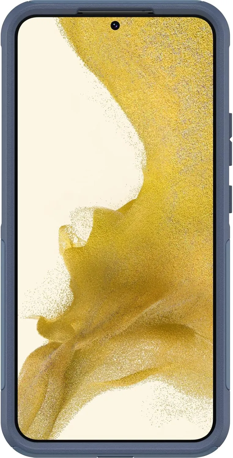 OtterBox Galaxy S22  Commuter Series Case - Rock Skip Way, Slim & Tough, Pocket-Friendly, with Port Protection Blue