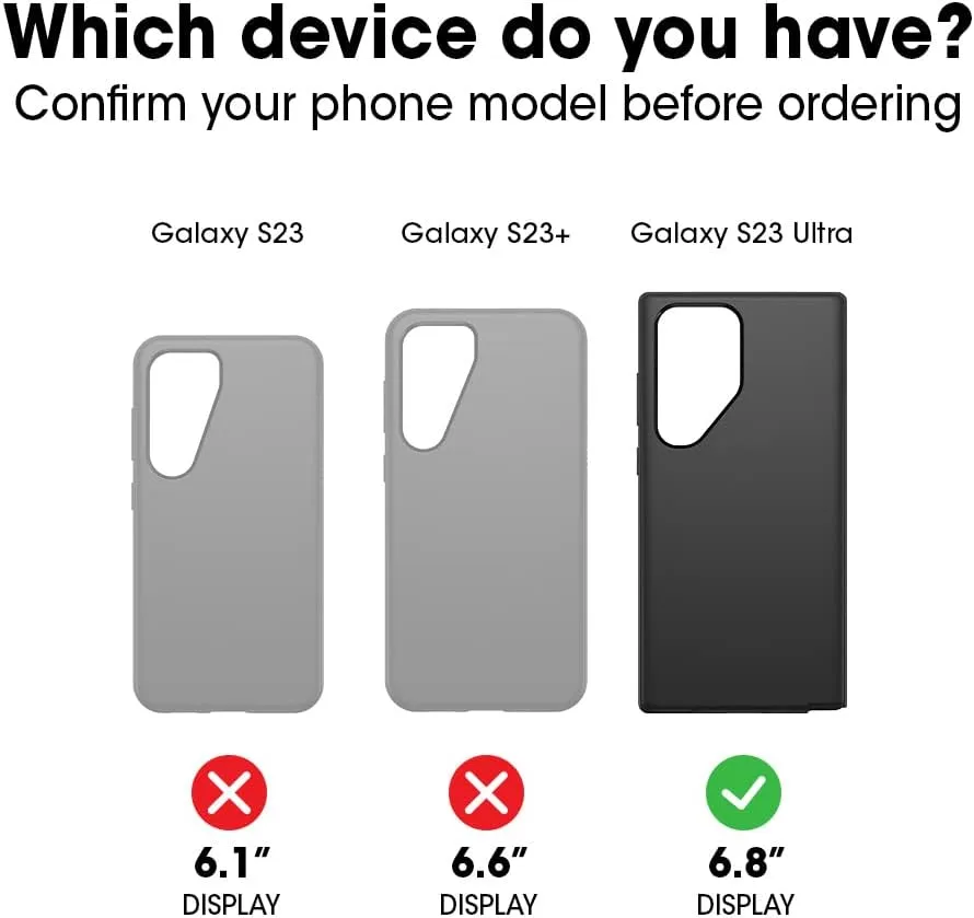 OtterBox Galaxy S23 Ultra Commuter Series Case - Trees Company (Green), Slim & Tough, Pocket-Friendly, with Port Protection