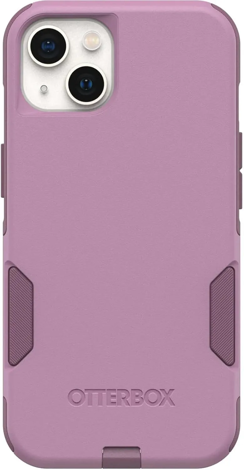 OtterBox iPhone 13 (ONLY) Commuter Series Case - Maven Way, Slim & Tough, Pocket-Friendly, with Port Protection Pink