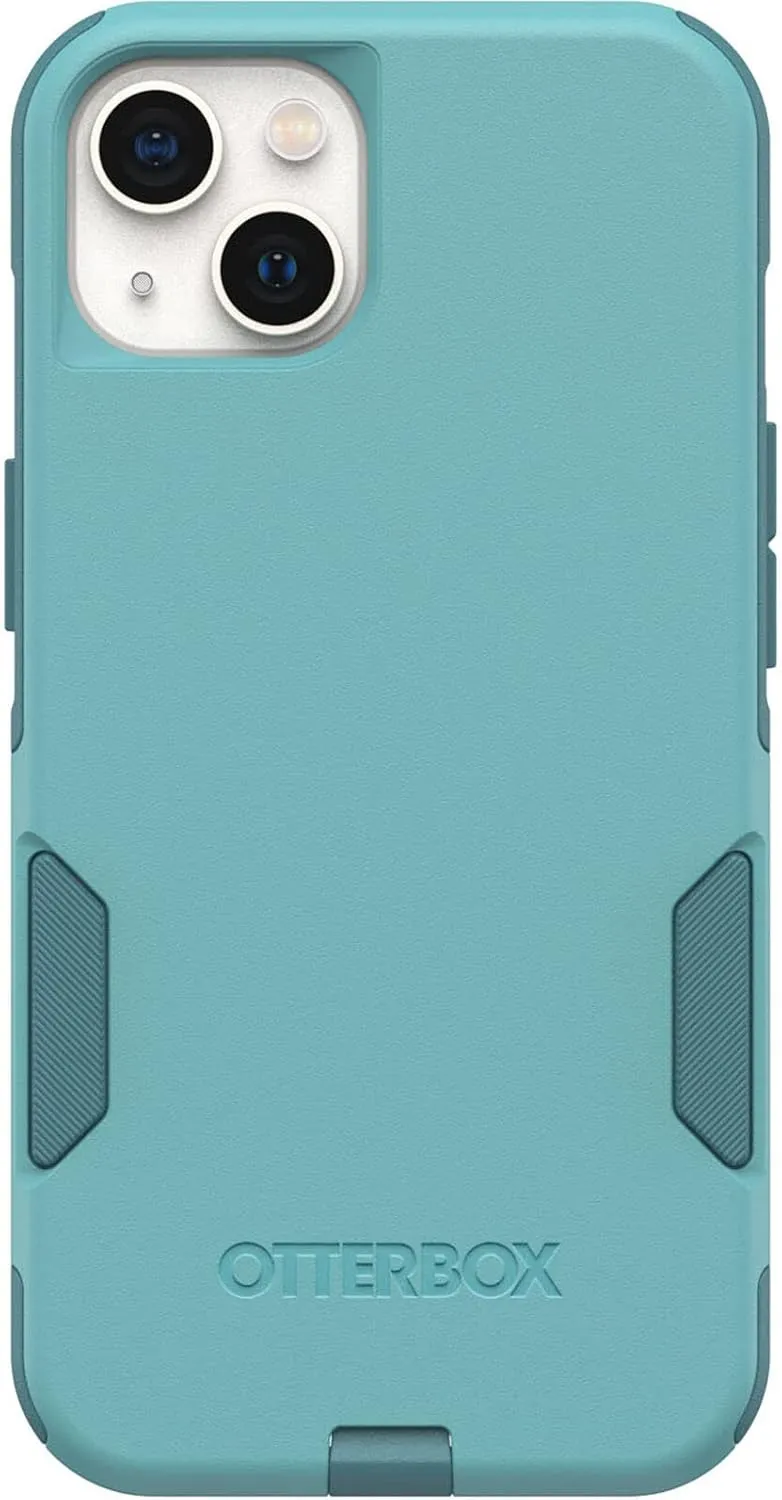 OtterBox iPhone 13 (ONLY) Commuter Series Case - RIVETING Way, Slim & Tough, Pocket-Friendly, with Port Protection Teal