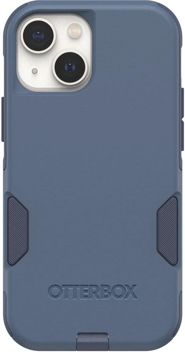 OtterBox iPhone 13 (ONLY) Commuter Series Case - Rock Skip Way, Slim & Tough, Pocket-Friendly, with Port Protection Blue