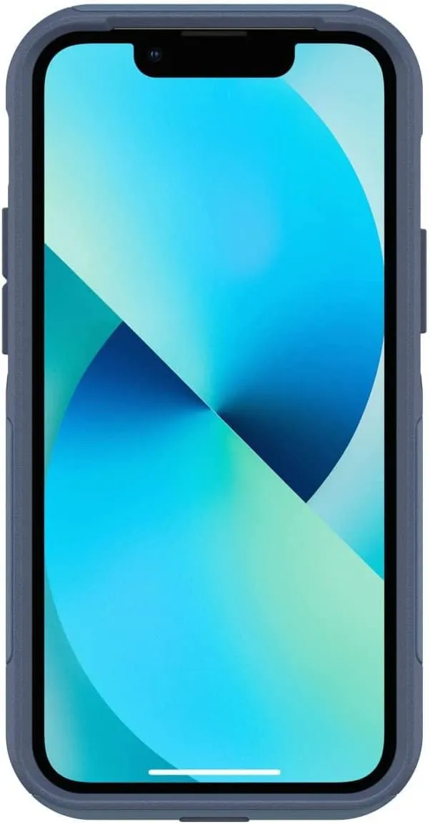 OtterBox iPhone 13 (ONLY) Commuter Series Case - Rock Skip Way, Slim & Tough, Pocket-Friendly, with Port Protection Blue