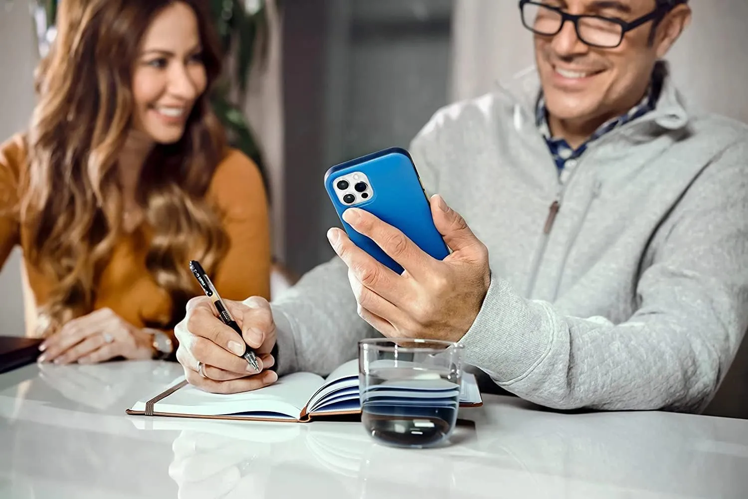 OtterBox iPhone 13 Pro Max & iPhone 12 Pro Max Commuter Series Case - RIVETING Way, Slim & Tough, Pocket-Friendly, with Port Protection