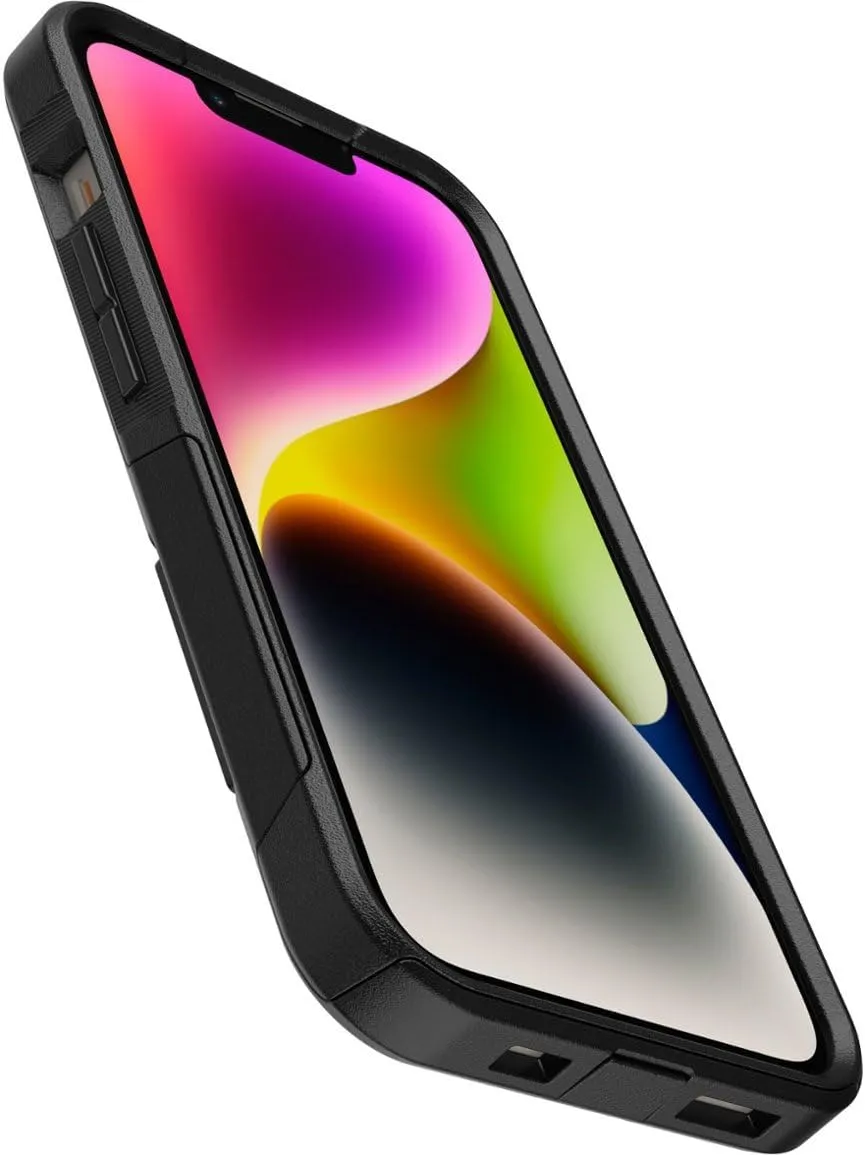 OtterBox iPhone 14 & iPhone 13 (Only) - Commuter Series Case - Black - Slim & Tough - Pocket-Friendly - with Port Protection - Non-Retail Packaging