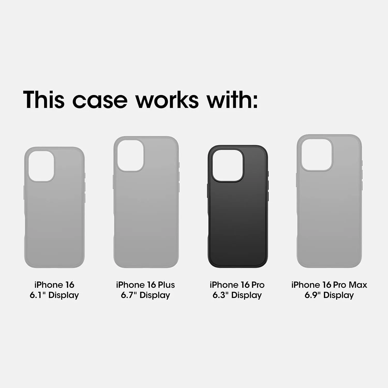 OtterBox iPhone 16 Pro Commuter Series Case - Black