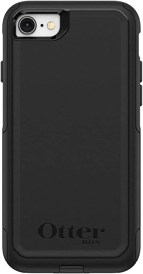 OtterBox iPhone SE 3rd & 2nd Gen, iPhone 8 & iPhone 7 (not Compatible with Plus Sized Models) Commuter Series Case - Black, Slim & Tough, Pocket-Friendly, with Port Protection