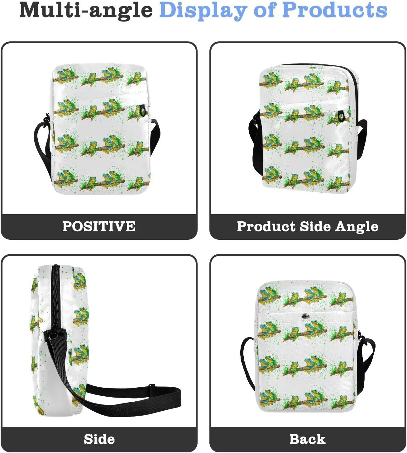 Oyihfvs Messenger Bag, Men's Crossbody Bag, Women's Crossbody Bag with Adjustable Strap