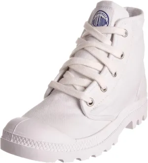Palladium Women'spampa Hi Canvas White/surf Size 8.5