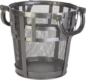 Panacea 15710 Modern Prairie Fatwood Basket, Gray
