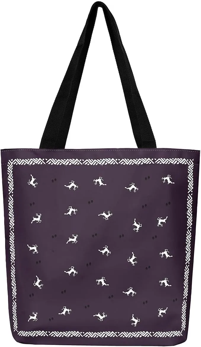 Paper Crane Canvas Bag Polka Dots Printed Canvas Bag Origami Canvas Tote Bag Geometric Grocery Shoulder Bag