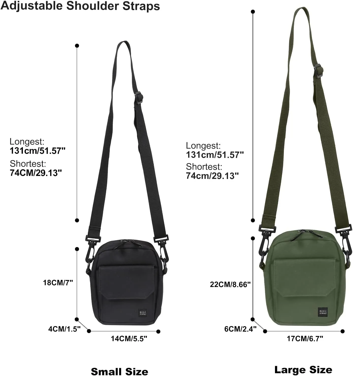 PAUBACK Crossbody Bag for Mens,Travel Passport Wallet Bag for Men for Cell Phone, Small Neck Pouch Side Shoulder Bag for Men