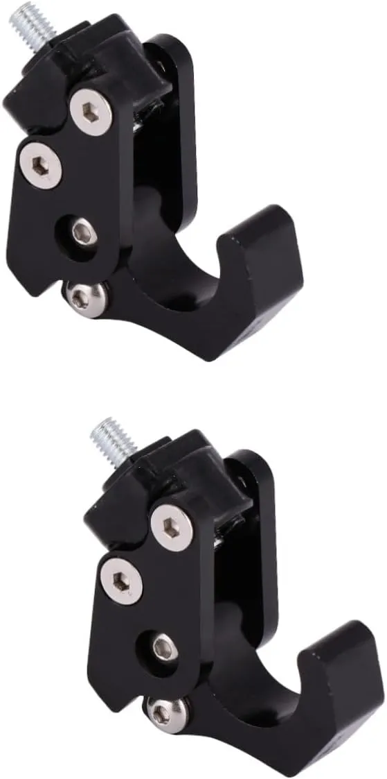 Pcs Foldable Hooks Motorbike Modification Aluminium Alloy Helmet and Bag Holder