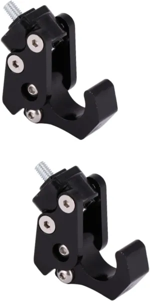 Pcs Foldable Hooks Motorbike Modification Aluminium Alloy Helmet and Bag Holder