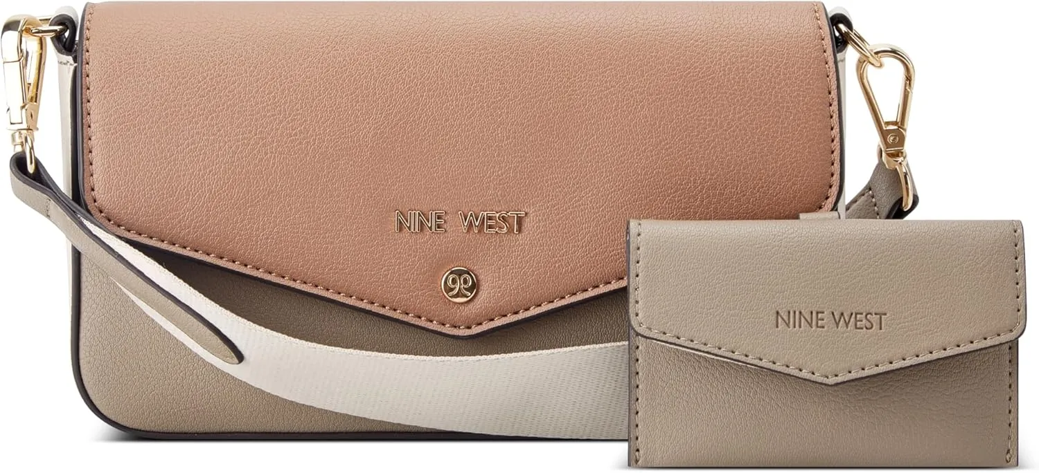 peaches crossbody flap with card case