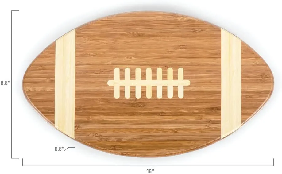 PICNIC TIME NCAA North Carolina Tar Heels Touchdown Bamboo Cutting Board