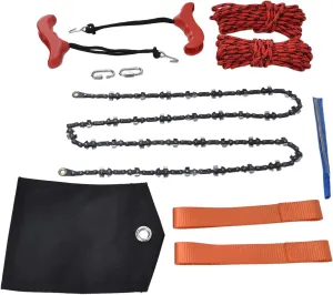 Pocket Chainsaw, Efficient Portable Hand Chainsaw for Tree Branches, 53 Inch, for Outdoor Camping