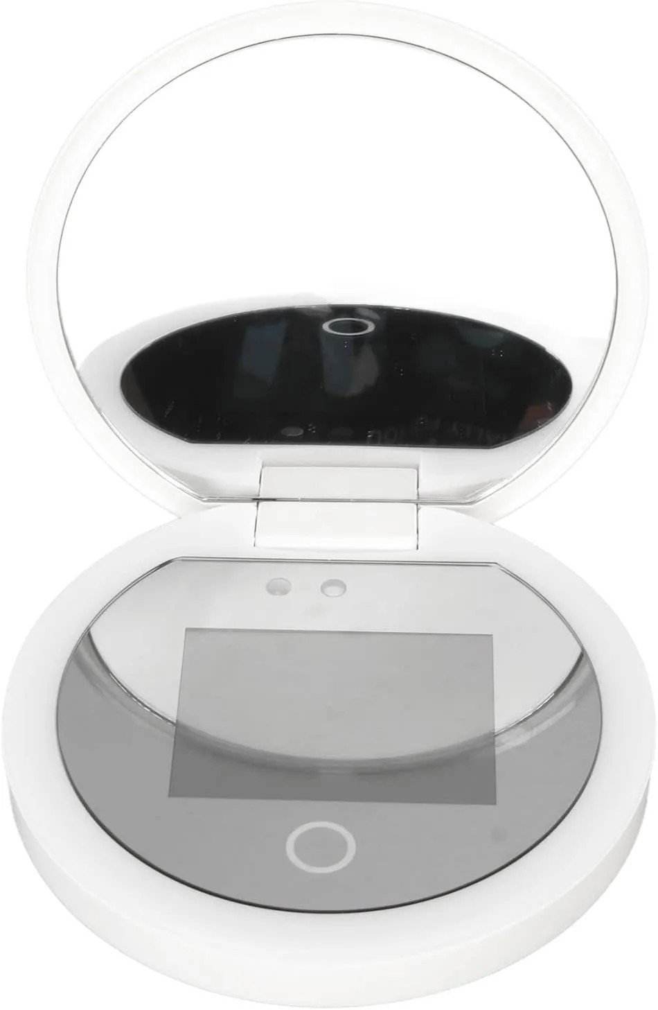 Pocket Size UV Mirror Sunscreen Testing Camera with Light 2X Magnification, HD Screen, Smart Touch Controls, Portable
