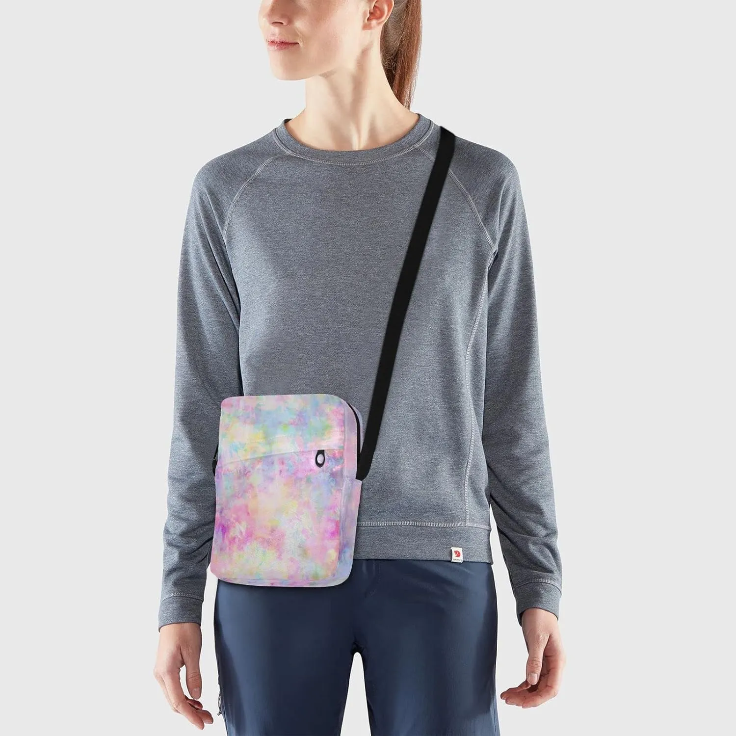 Poeticcity Crossbody Phone Bag, Small Messenger Shoulder Bag, Cash Handbag Wallet Purse