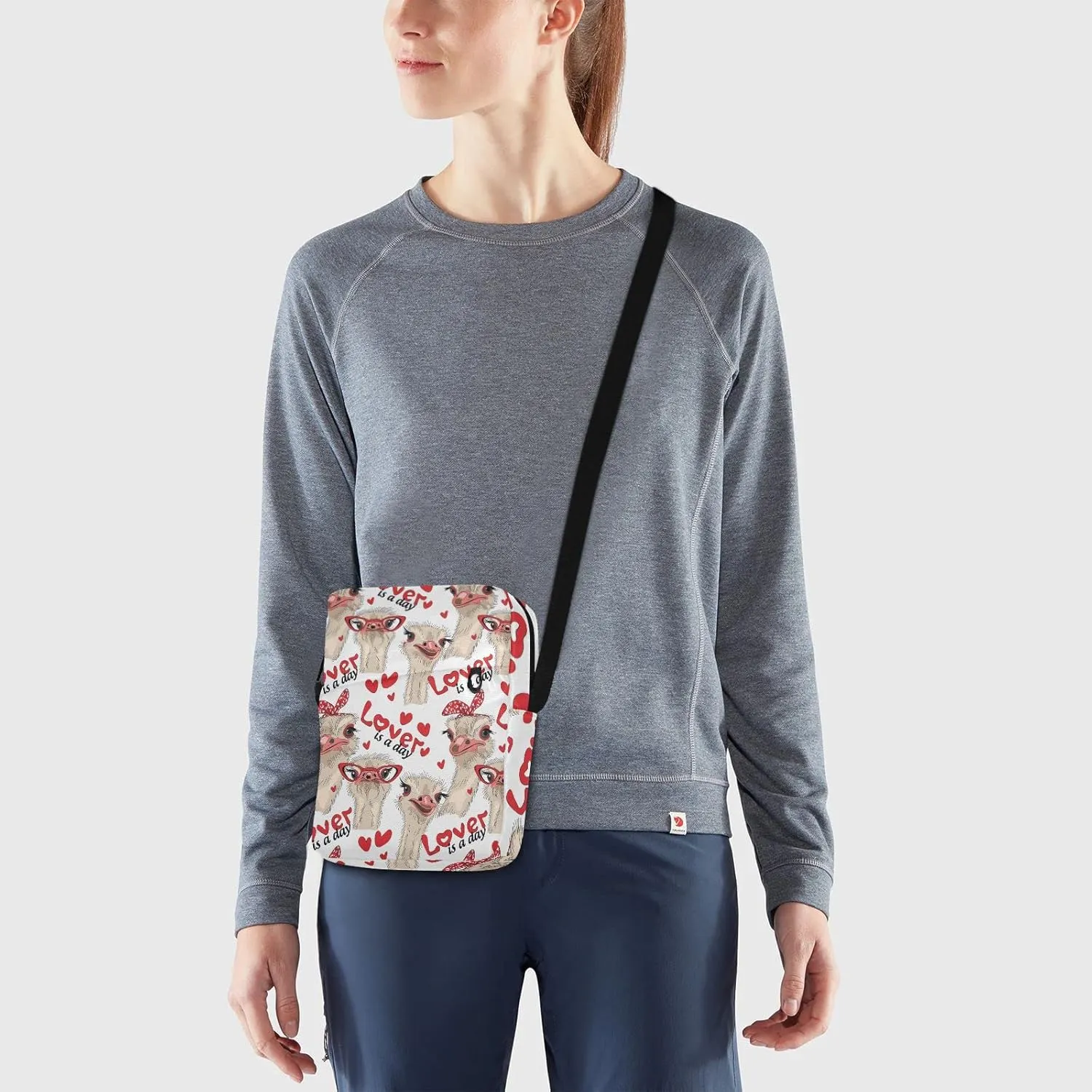 Poeticcity Crossbody Phone Bag, Small Messenger Shoulder Bag, Cash Handbag Wallet Purse