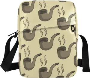 Poeticcity Crossbody Phone Bag, Small Messenger Shoulder Bag, Cash Handbag Wallet Purse