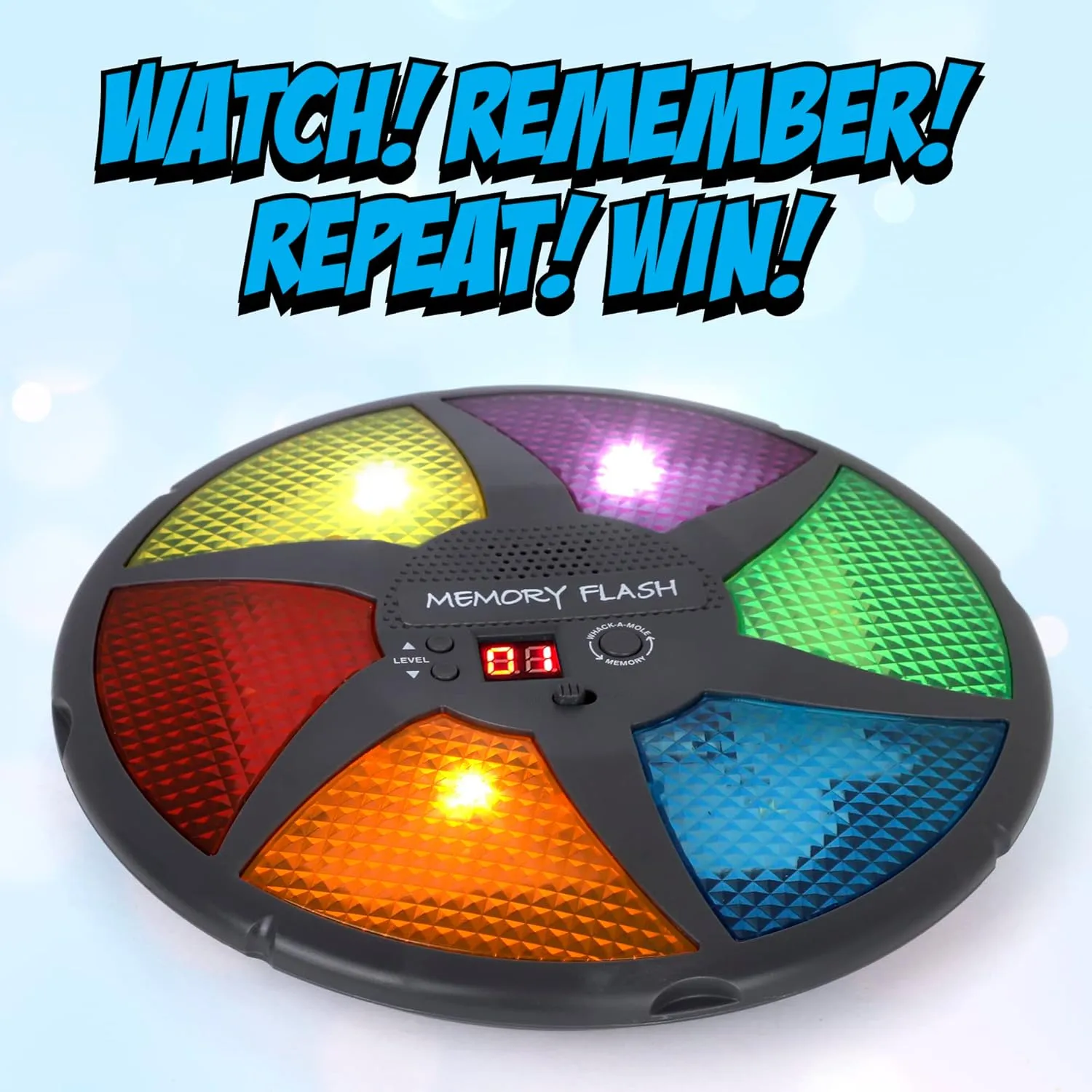 Point Games Handheld Memory Game, Kids Electronic Games, Sequence Fun for Kids with Lights & Sounds, Brain Challenge for Boys & Girls Ages 8 