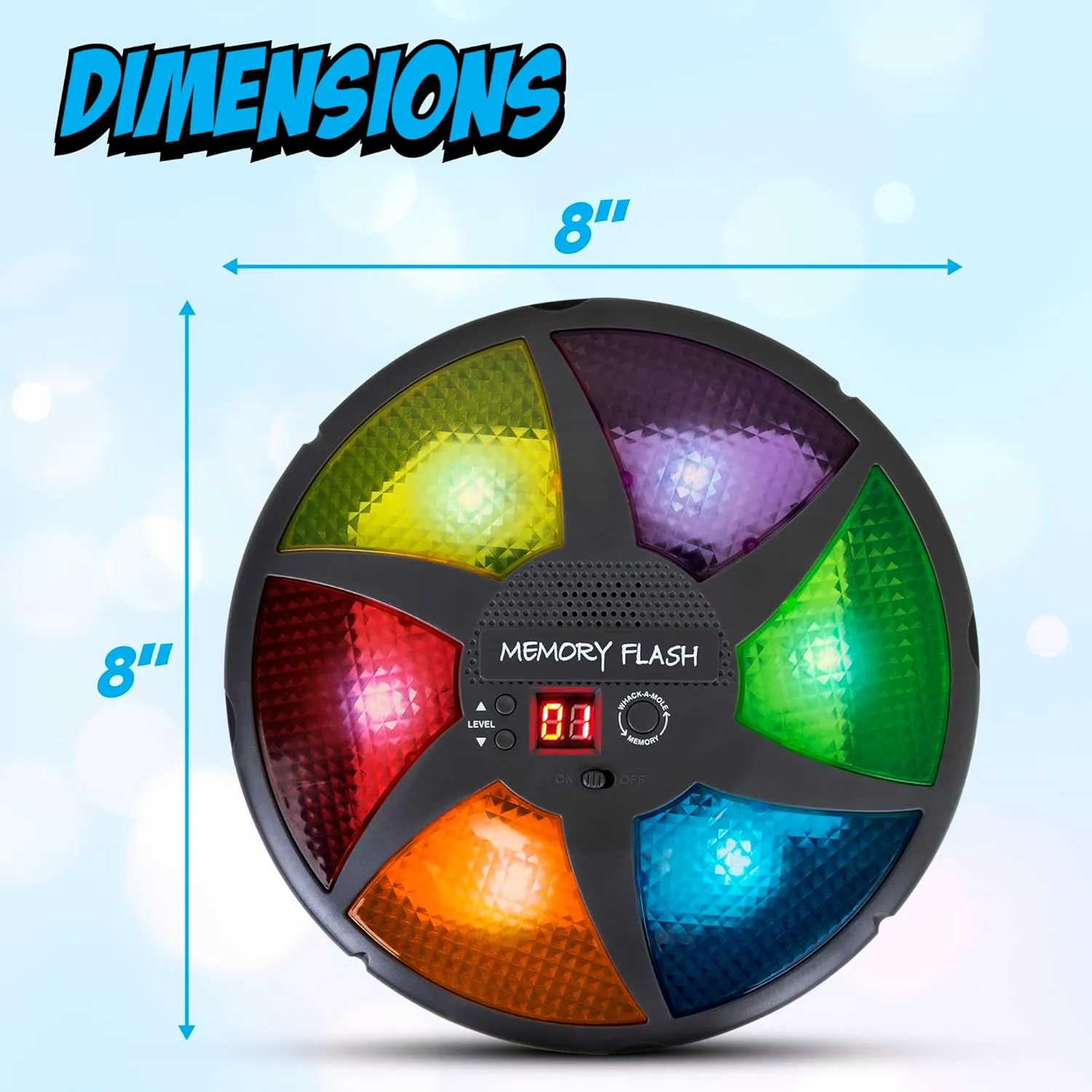 Point Games Handheld Memory Game, Kids Electronic Games, Sequence Fun for Kids with Lights & Sounds, Brain Challenge for Boys & Girls Ages 8 