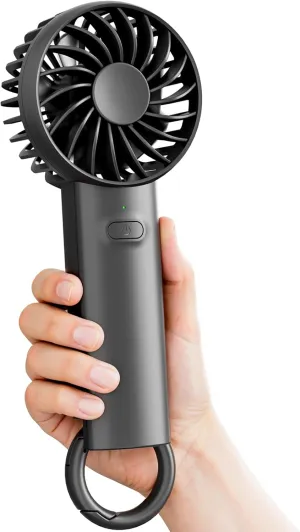 Portable Fan Handheld Personal Fan: Birthday Gifts for Women Girls - 3000Mah Handheld Fans for 17H,Type-C Cable - for Summer Essentials,Travel,Beach Vacation,Hiking,Cycling,Outdoor Activities --GREY