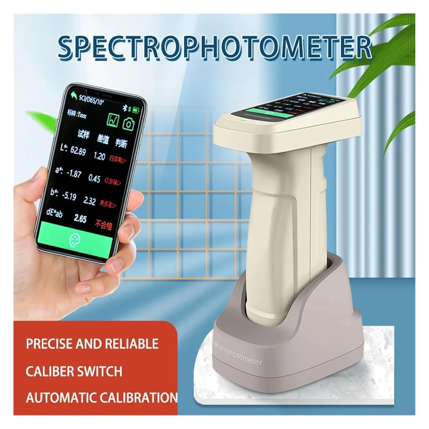 Portable UV Spectrometer Analyzer, Near Infrared Color Measuring Light XRF - Tint Meter(JDY-F2300)